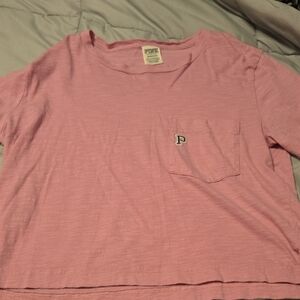 PINK Victoria's Secret Light Pink Short Sleeve Tee